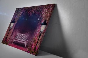 Bank ve Sokak Lambaları Led Işıklı Tablo