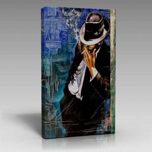 Sigara İçen Adam Tablo (45cm x 65cm)