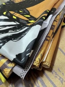 Mor Çiçekler Dijital Baskılı Fon Perde