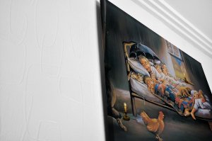 Mutluluğun Resmi Abidin Dino Işıklı Tablo