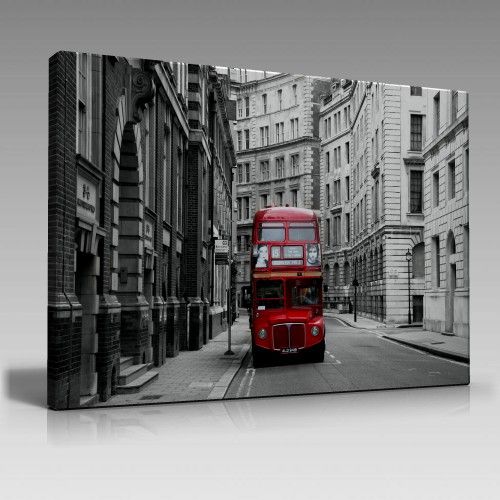 Londra Otobüs Tablo (120cm x 80cm)