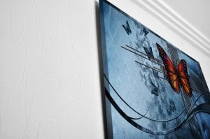 Kelebekler Led Işıklı Tablo