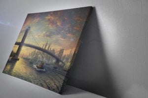 Golden Gate Köprüsü Led Işıklı Tablo