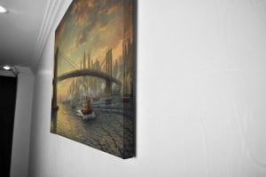 Golden Gate Köprüsü Led Işıklı Tablo