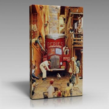 Hollywood Nostalji Film Kesiti Tablo (60cm x 90cm)
