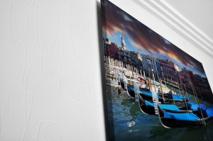 Gondollar  Led Işıklı Tablo