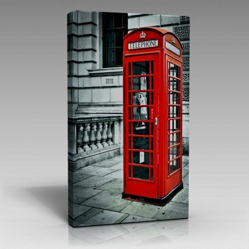 Telefon Kulübesi Tablo (45cm x 65cm)