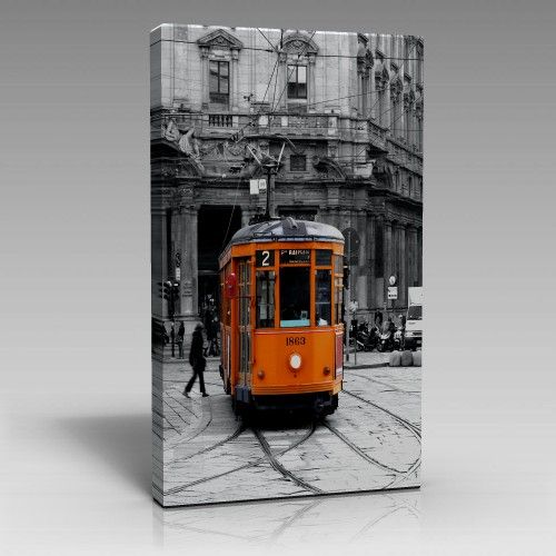 Sarı Tramvay Tablo (80cm x 120cm)
