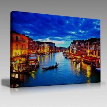 Venedik Gece (100cm x 70cm)