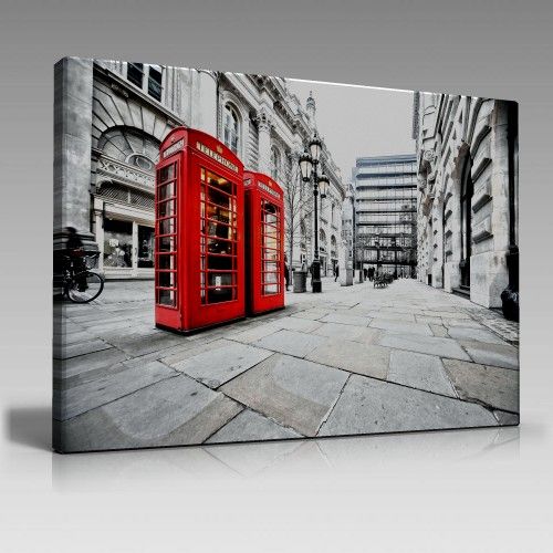Londra Telofon Kulubesi 3 (90cm x 60cm)