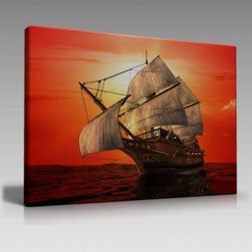 Yelkenli Tablo (100cm x 70cm)