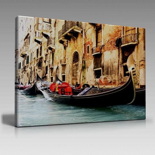 Venedik Gondol Tablo (100cm x 70cm)