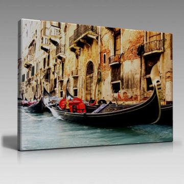 Venedik Gondol Tablo (100cm x 70cm)