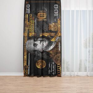 Papatya Arı ve Çiçekli dijital baskılı Sahne fon perde Tek Kanat 140x260 cm