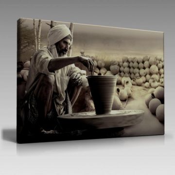 Çömlekçi Tablo (100cm x 70cm)