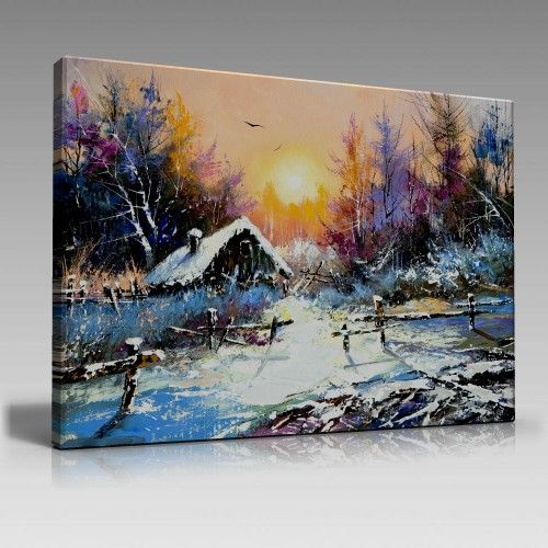 Dağ Evi Tablo (45cm x65cm)