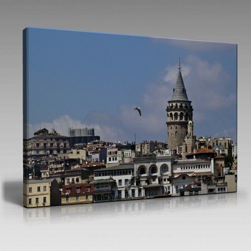 Galata Kulesi Eski Tablo (120cm x 80cm)