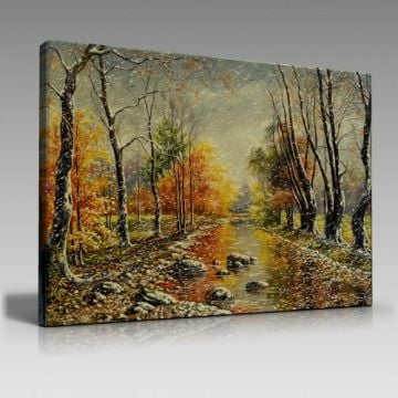 Hüzünlü bahar tablo (135cm x 90cm)