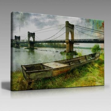 Boğazda kayık tablo (90cm x 60cm)