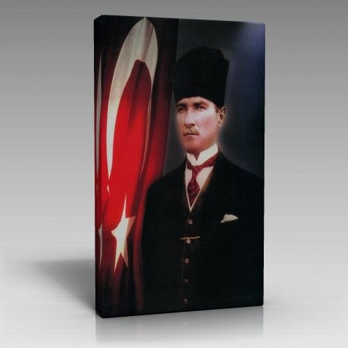 Atatürk ve Bayrak Tablo (80cm x 120cm)