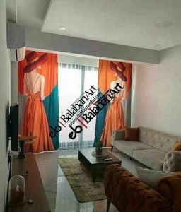 Prenses Pony Kız Çocuk Odası Fon Perde Tek Kanat 140x260 cm