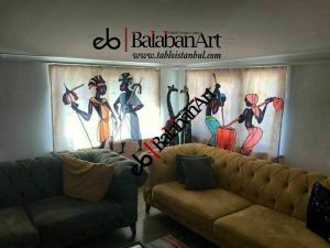 Prenses Pony Kız Çocuk Odası Fon Perde Tek Kanat 140x260 cm