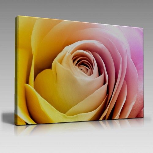 Pembe Gül Tablo (90cm x 60cm)