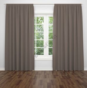 Gri Blackout Desen Dijital Baskılı Fon Perde Çift Kanat 280x270 cm