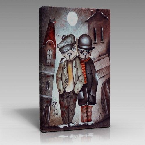 İki Sigara Sanatsal Tablo (45cm x 65cm)