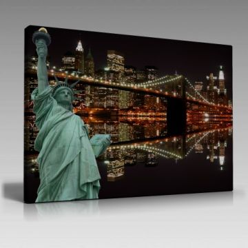 Zafer Anıtı ve Amerika Tablo (90cm x 60cm)