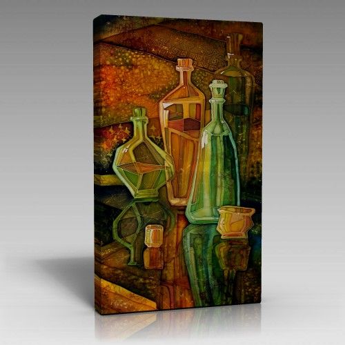 Şişeler Dekor Tablo (70cm x 100cm)