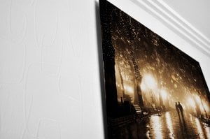 Aşıklar Led Işıklı Kanvas Tablo