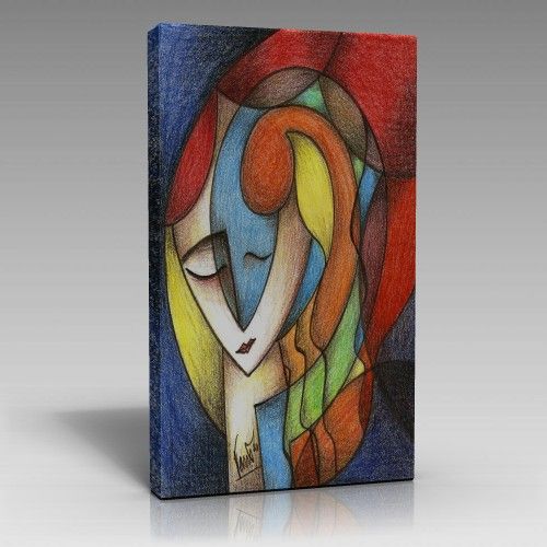 Yorgun Yüz Tablo (70cm x 100cm)